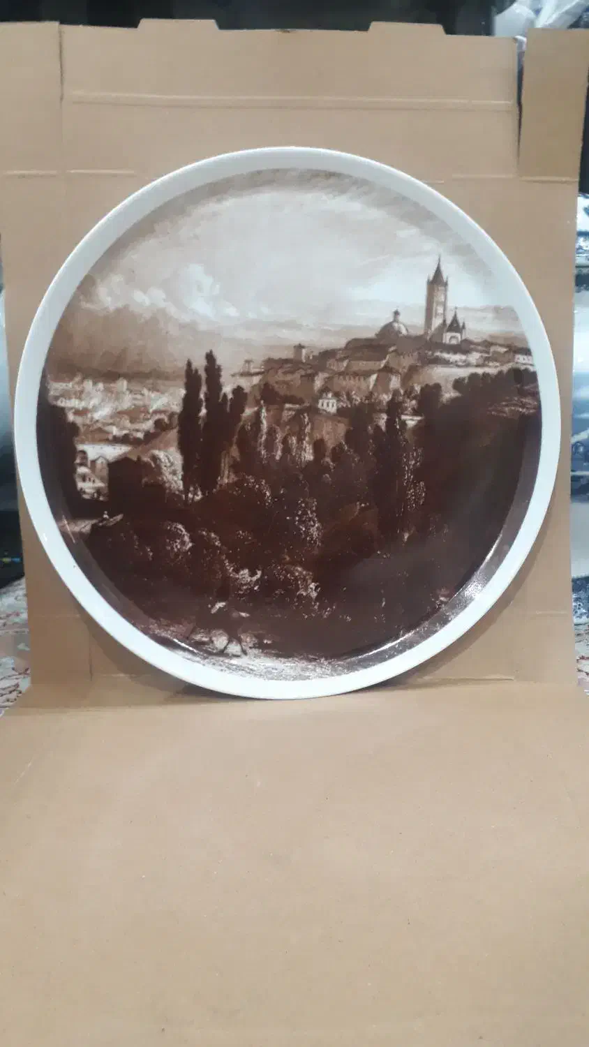 بشقاب دیوار کوب ایتالیایی|کلکسیون اشیاء عتیقه|تهران, افسریه جنوبی|دیوار