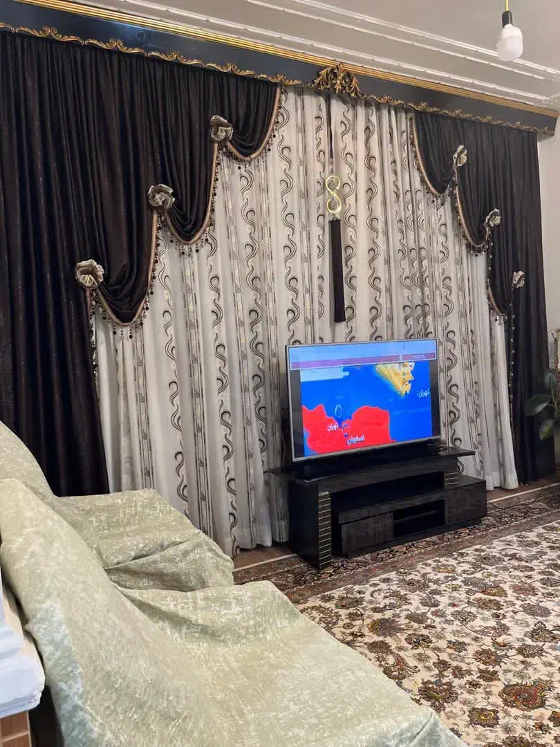 فروش پرده سلطنتی خیلی تمیز کوه چنار|پرده، رانر، رومیزی|کوه چنار, |دیوار