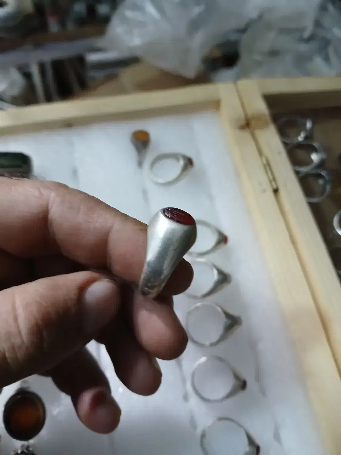 انگشتر نقره|جواهرات|خرم‌آباد, |دیوار