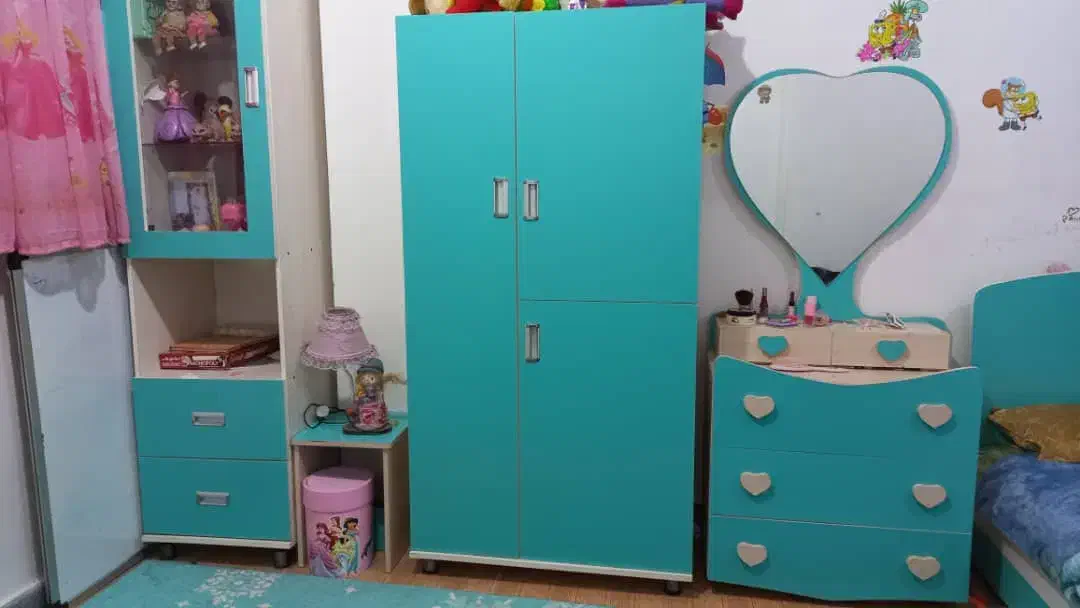 سرویس خواب نوجوان تک نفر|تخت و سرویس خواب|اهواز, کوی آغاجاری|دیوار