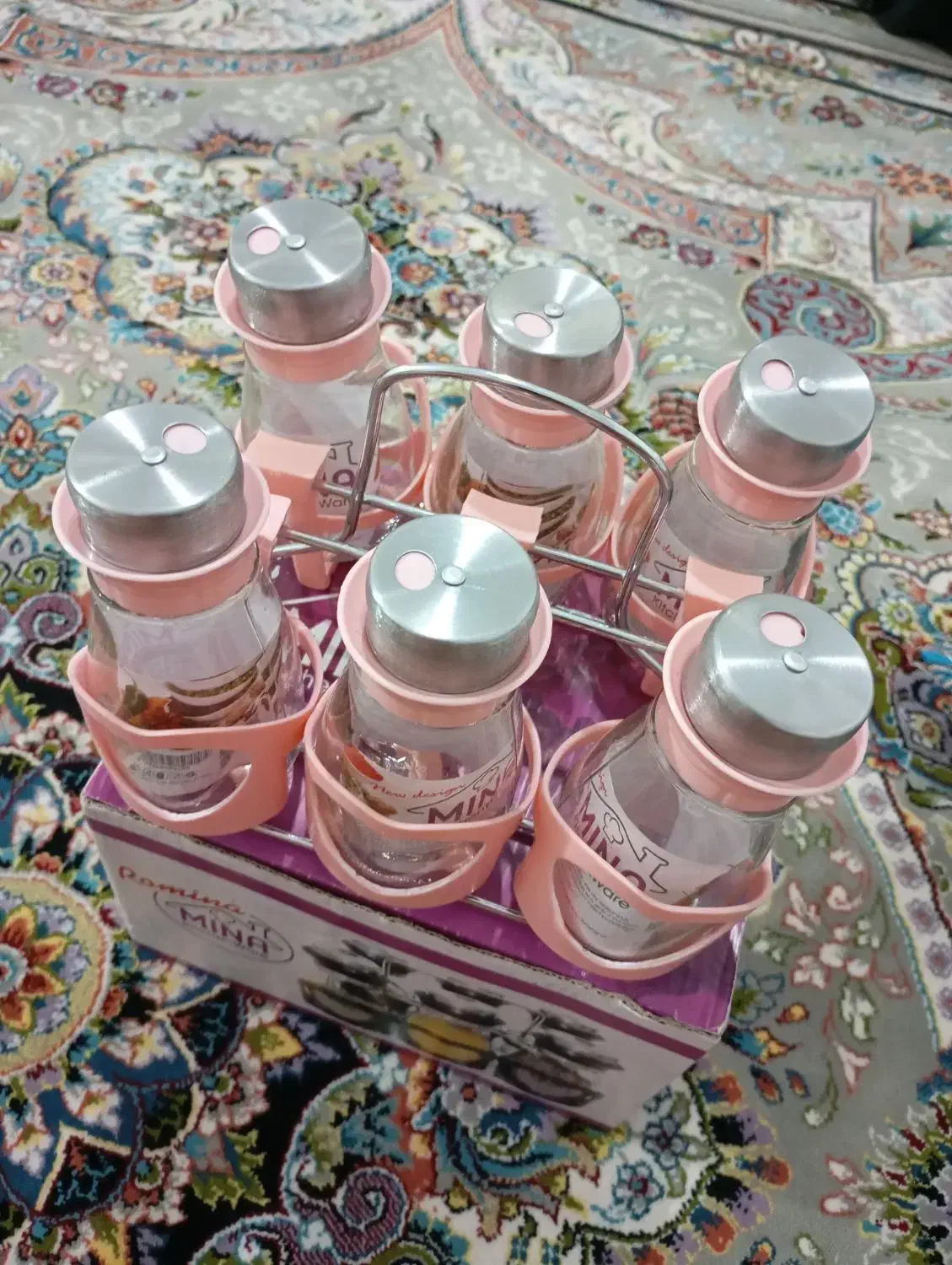 جا ادویه چرخشی|ظروف نگهدارنده، پلاستیکی، یکبارمصرف|خرمدره, |دیوار