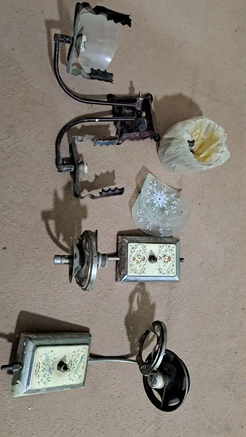 ۳عدد چراغ گازی دیواری|لامپ و چراغ|اهواز, کوی باهنر|دیوار