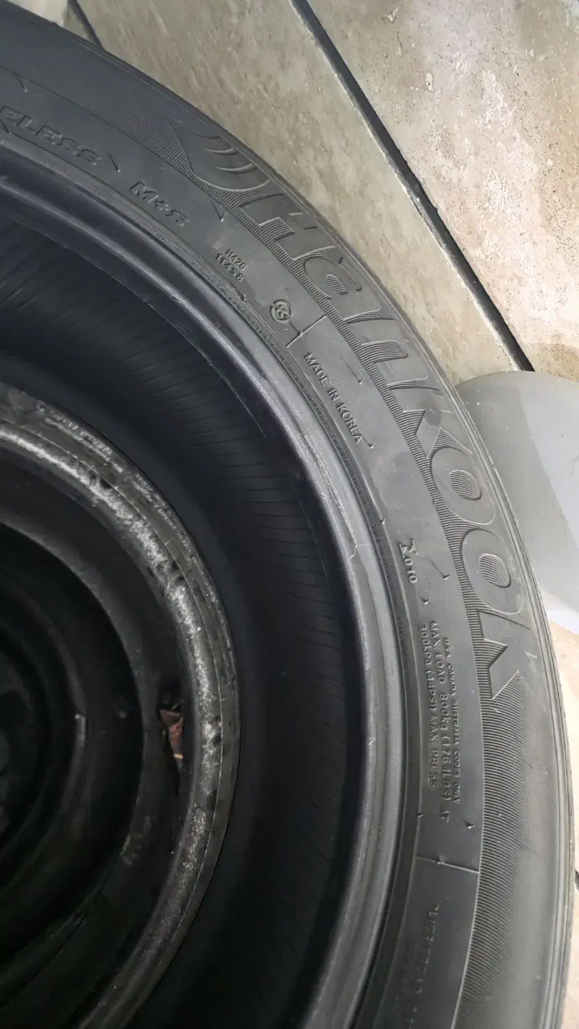 دو حلقه لاستیک نو هانکوک ۲۳۵ ۵۵ ۱۸|قطعات یدکی و لوازم جانبی|تهران, سازمان برنامه شمالی|دیوار