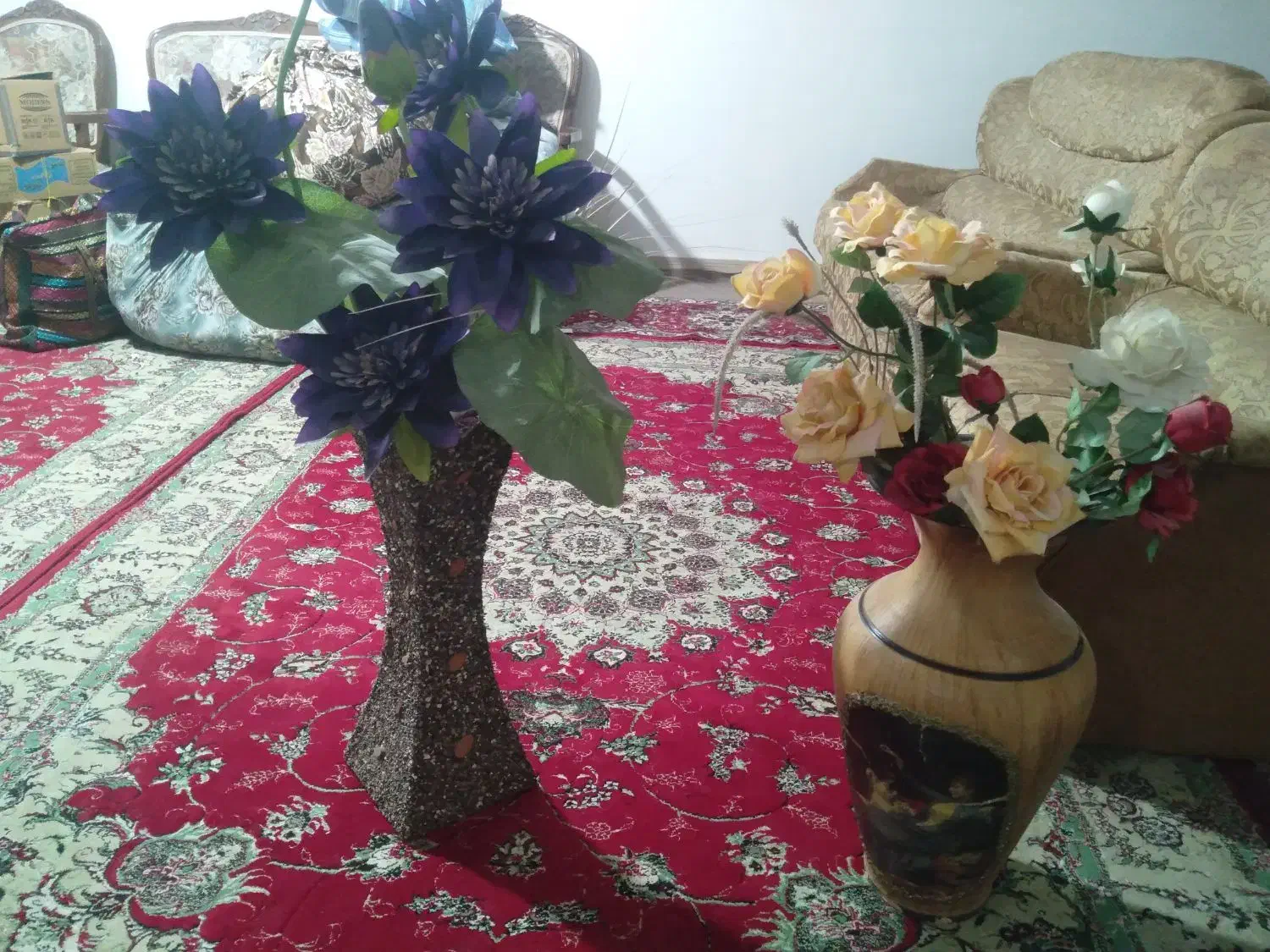 گلدان|گل مصنوعی|ایلخچی, |دیوار