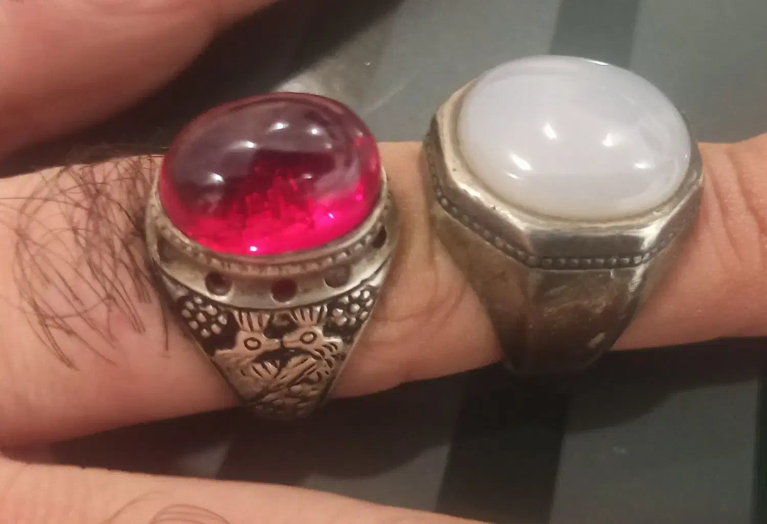 انگشتر نقره|کلکسیون اشیاء عتیقه|اردبیل, |دیوار