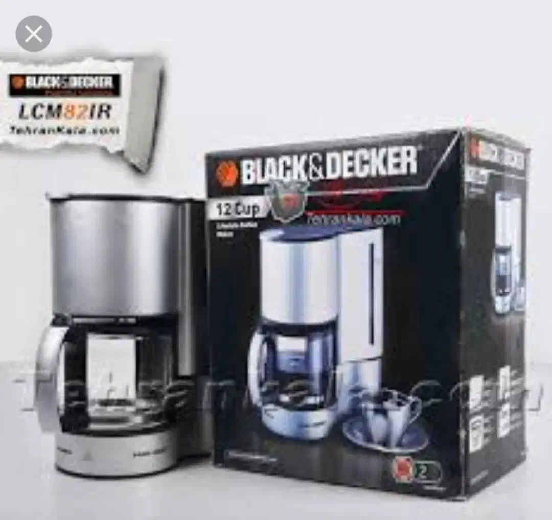 قهوه ساز آمریکایی بلک اند دکر|سماور، چای‌ساز، قهوه‌ساز|اشتهارد, |دیوار