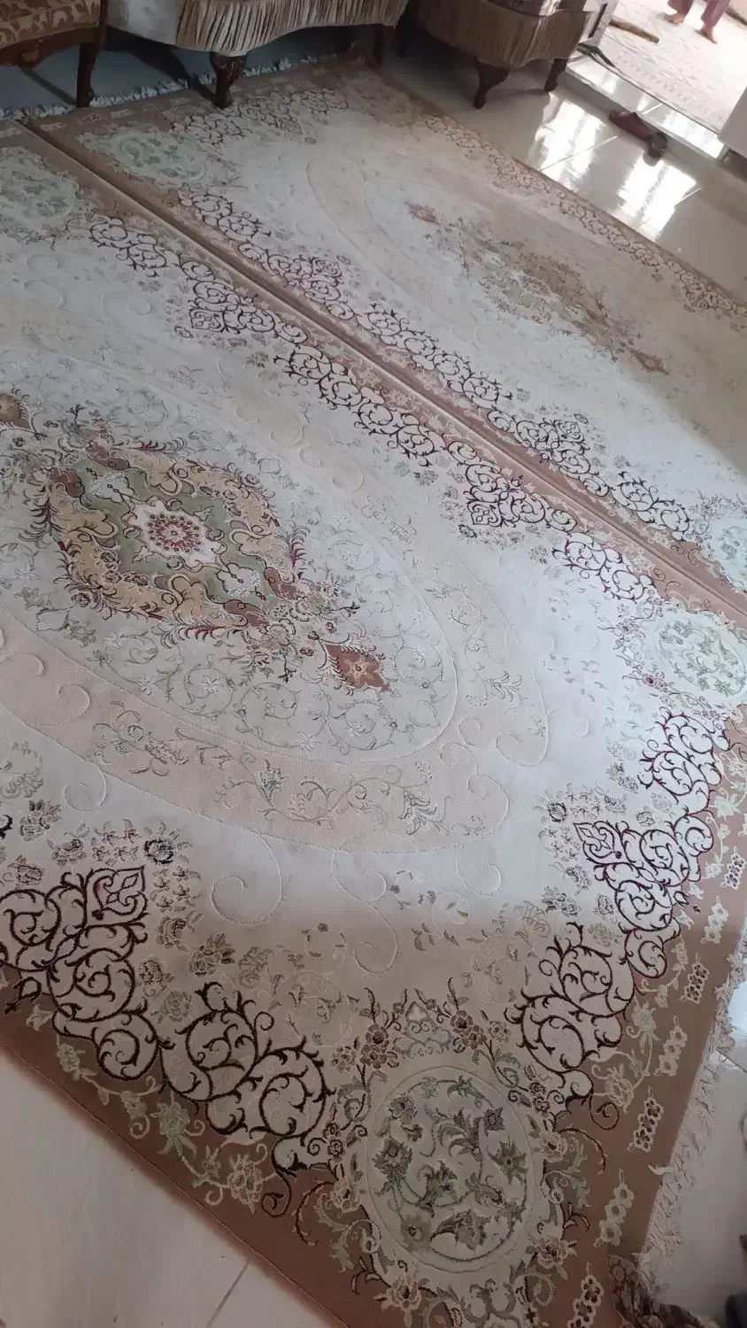 دو عدد فرش ۶ متری|فرش|همدان, |دیوار