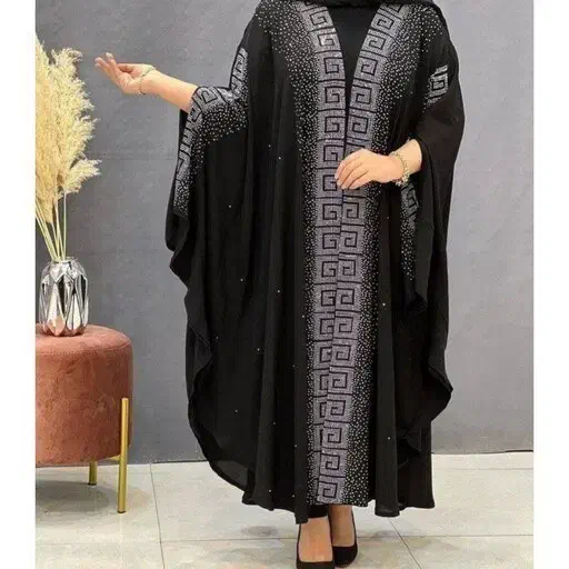 عبا مانتوگیپور شومیز سنگ دوزی|لباس|شیراز, گلشن|دیوار