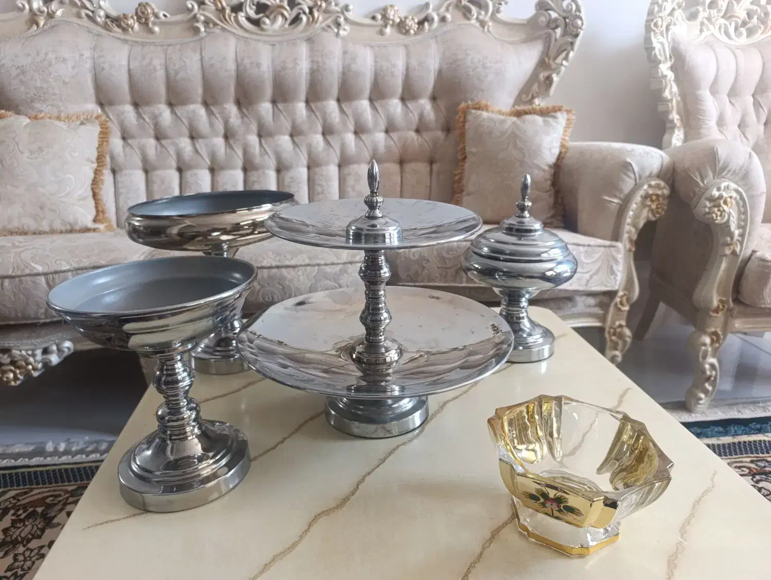 میوه خوری استیل خیلی شیک|ظروف سرو و پذیرایی|فسا, |دیوار