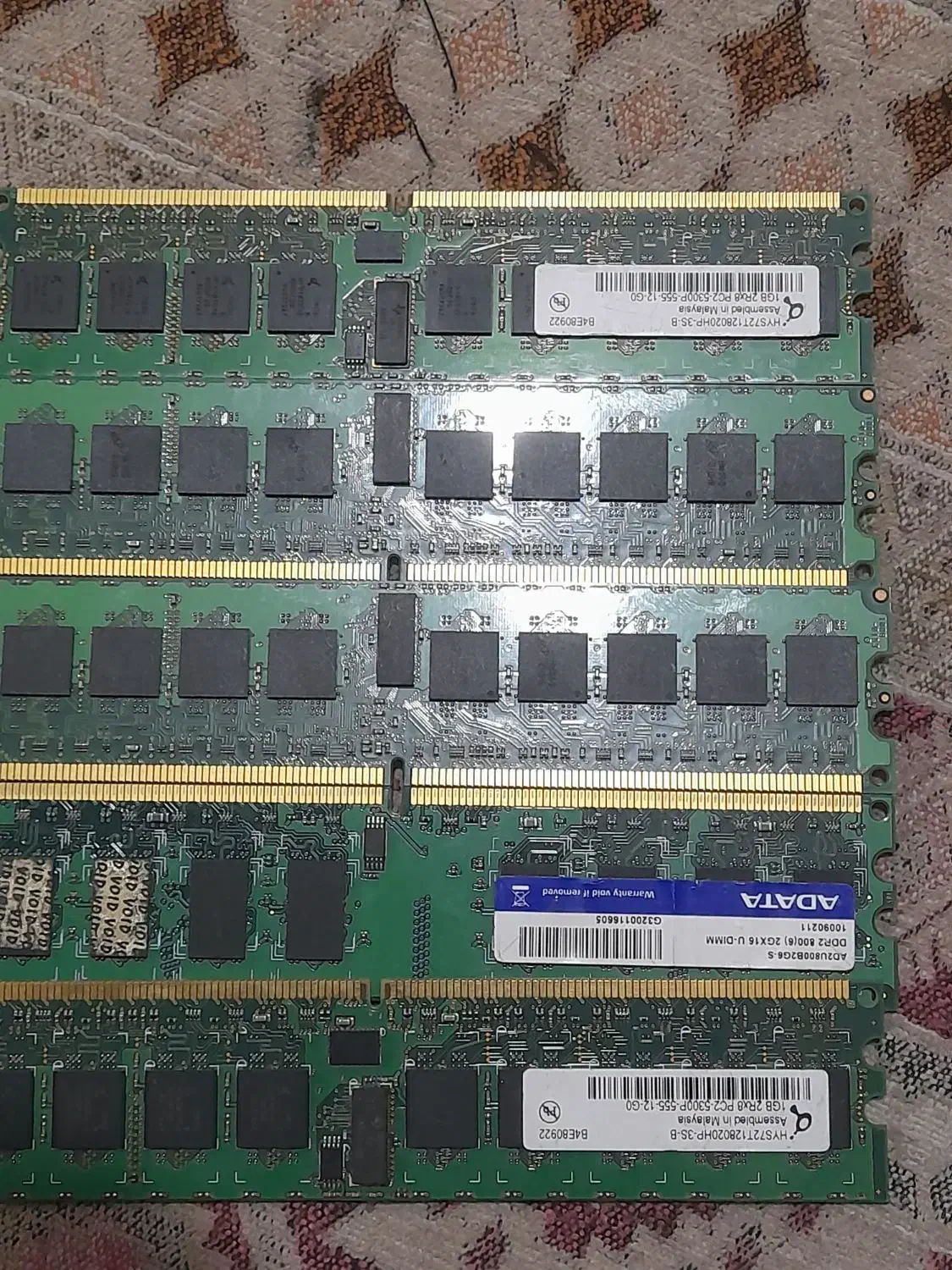 فروش چند عدد رم کامپیوتر و رم دستگاه|قطعات و لوازم جانبی رایانه|چهاردانگه (تهران), |دیوار