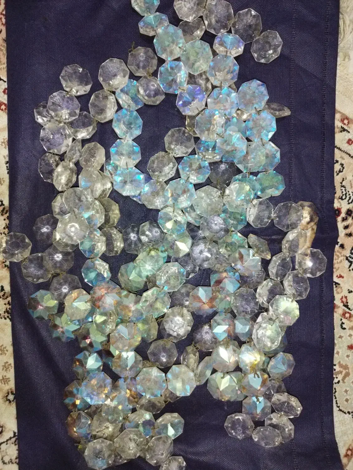 کریستال شمعی و اویزی و ستاره ای|لوستر و چراغ آویز|پاکدشت, پاکدشت (مامازند)|دیوار