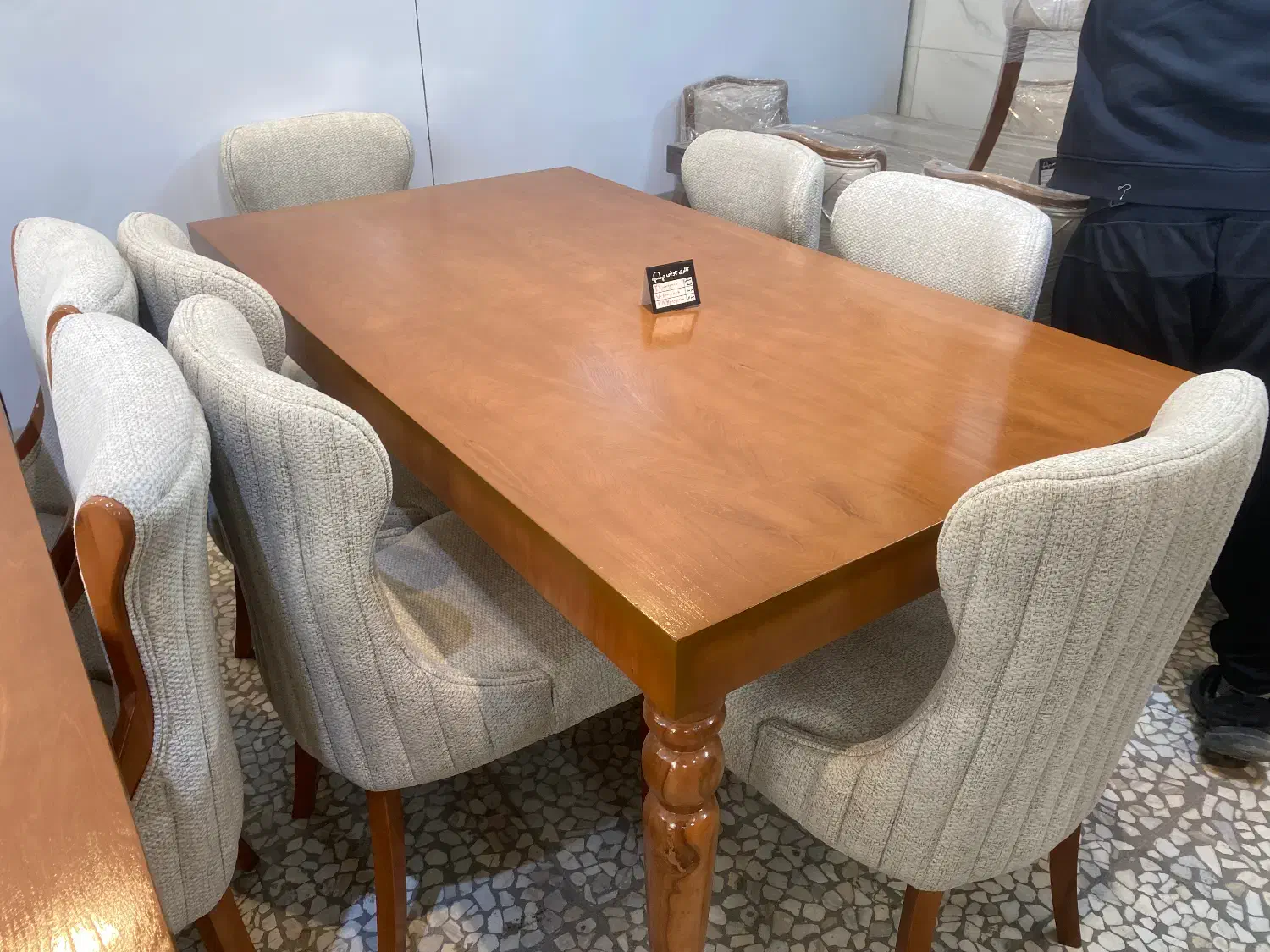 میز نهار خوری چستر شیش نفره فروش ویژه|میز و صندلی غذاخوری|اصفهان, رهنان|دیوار