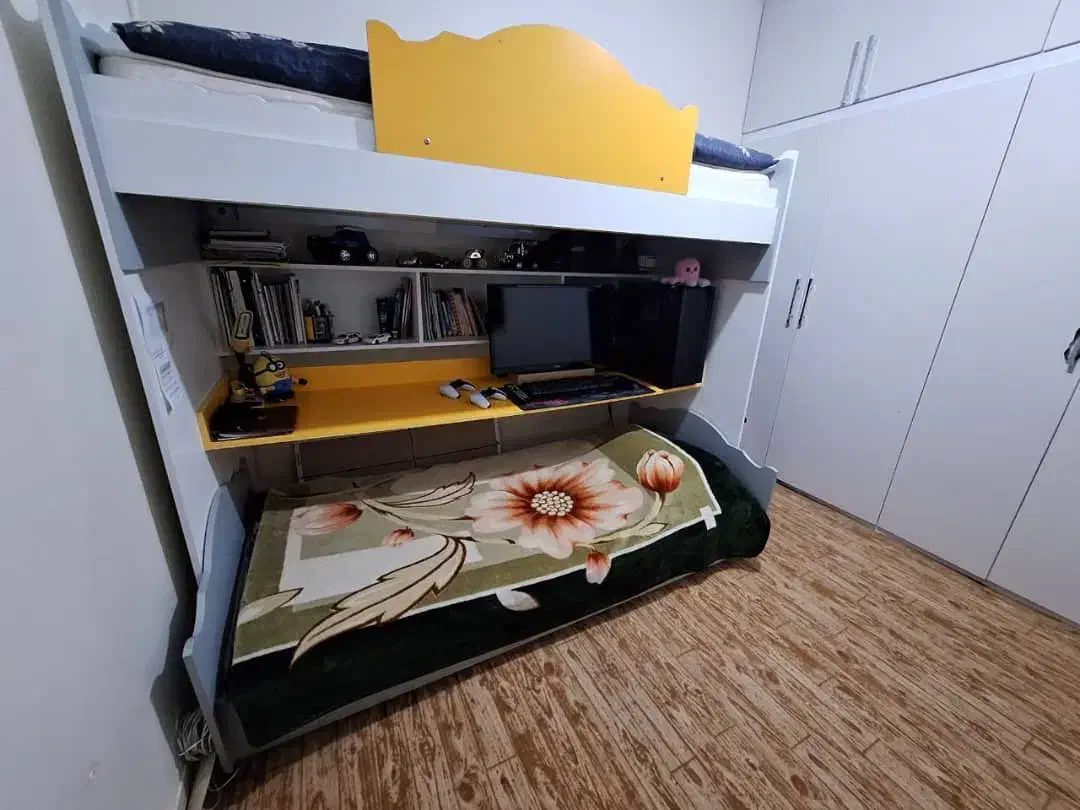 تخت دو طبقه درجه یک|تخت و سرویس خواب|شاهین‌شهر, فردوسی|دیوار