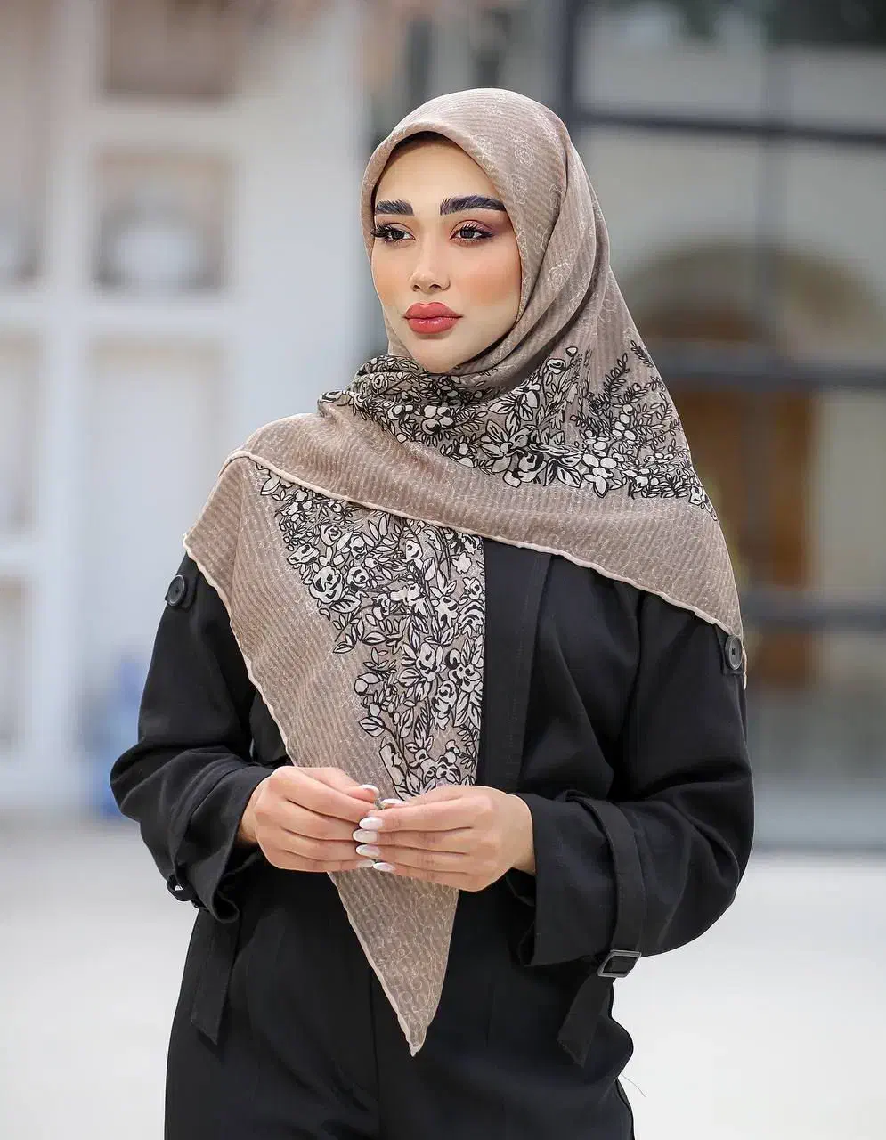 روسری دست دوز چاپ خیس|لباس|بابل, |دیوار