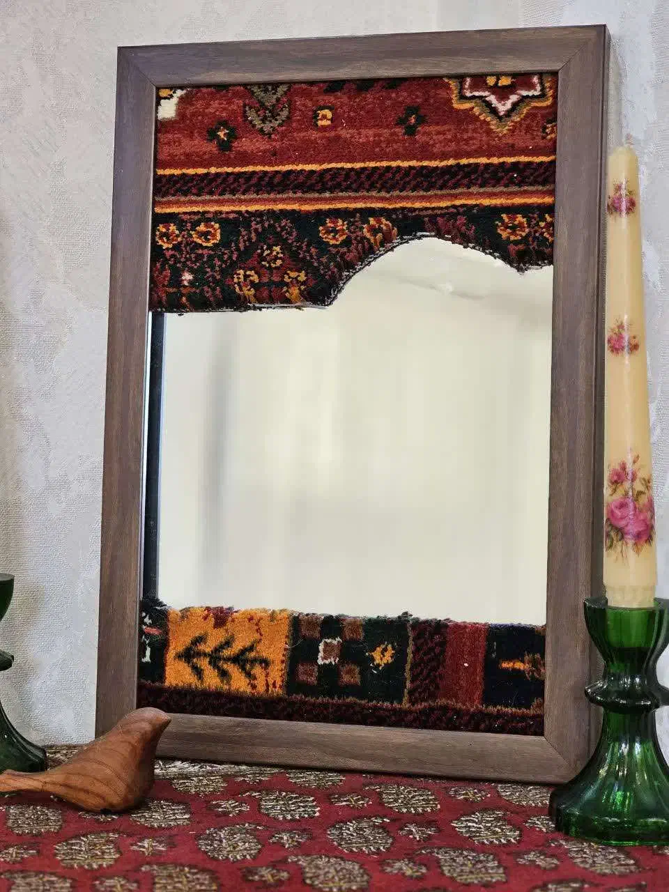 قاب آینه و فرش|صنایع دستی و سایر لوازم تزئینی|مشهد, رضاشهر|دیوار