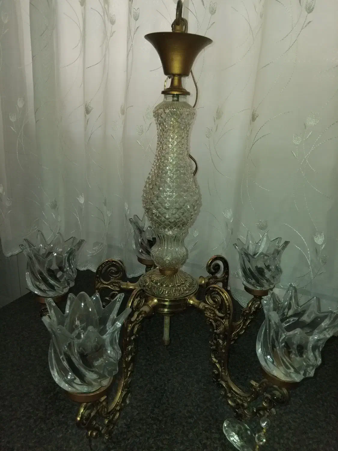 لوستر برنز سنگین|لوستر و چراغ آویز|سهند, |دیوار