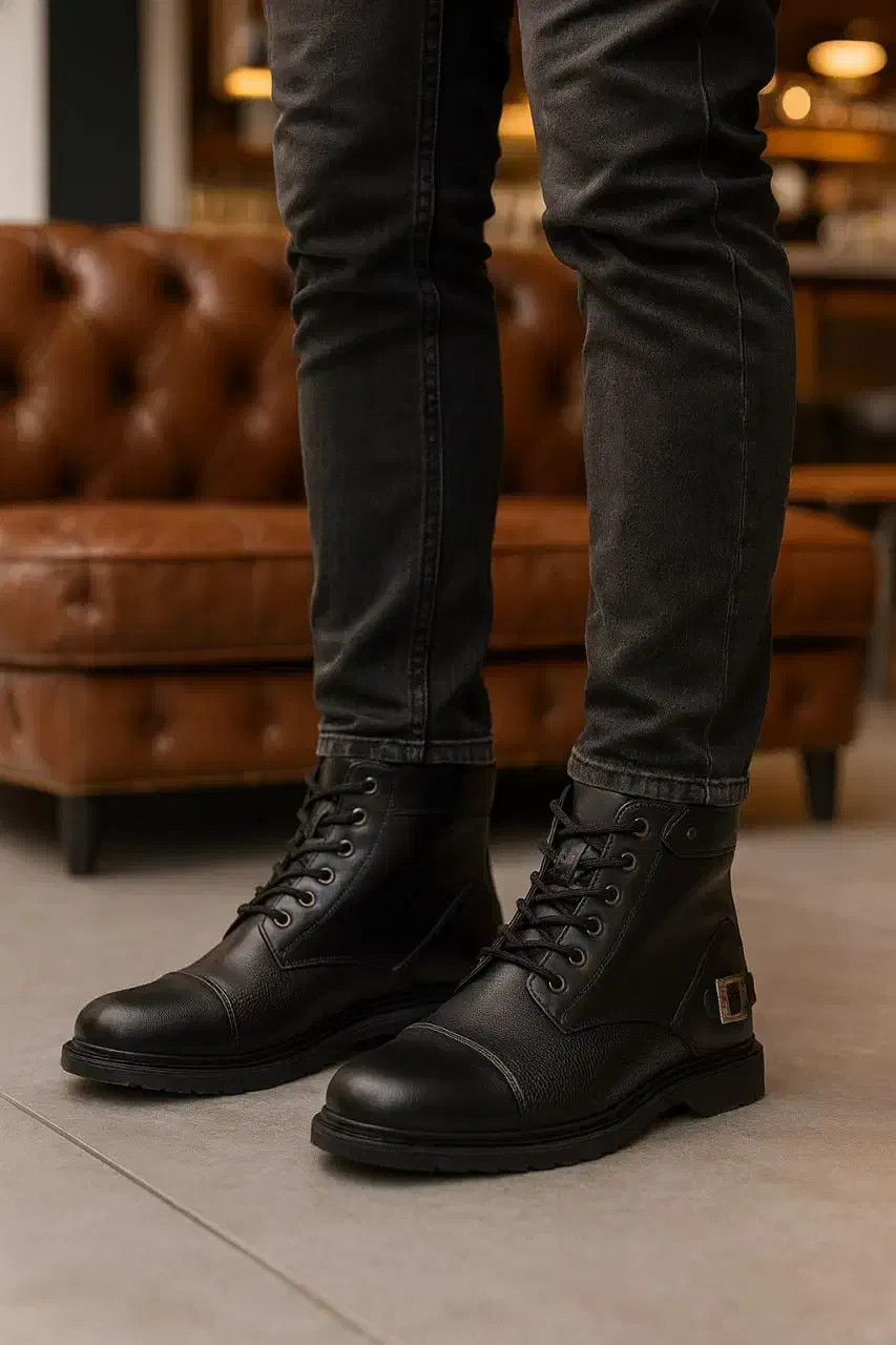 نیم بوت مردانه با کیفیت تضمینی|کیف، کفش، کمربند|رشت, منظریه|دیوار