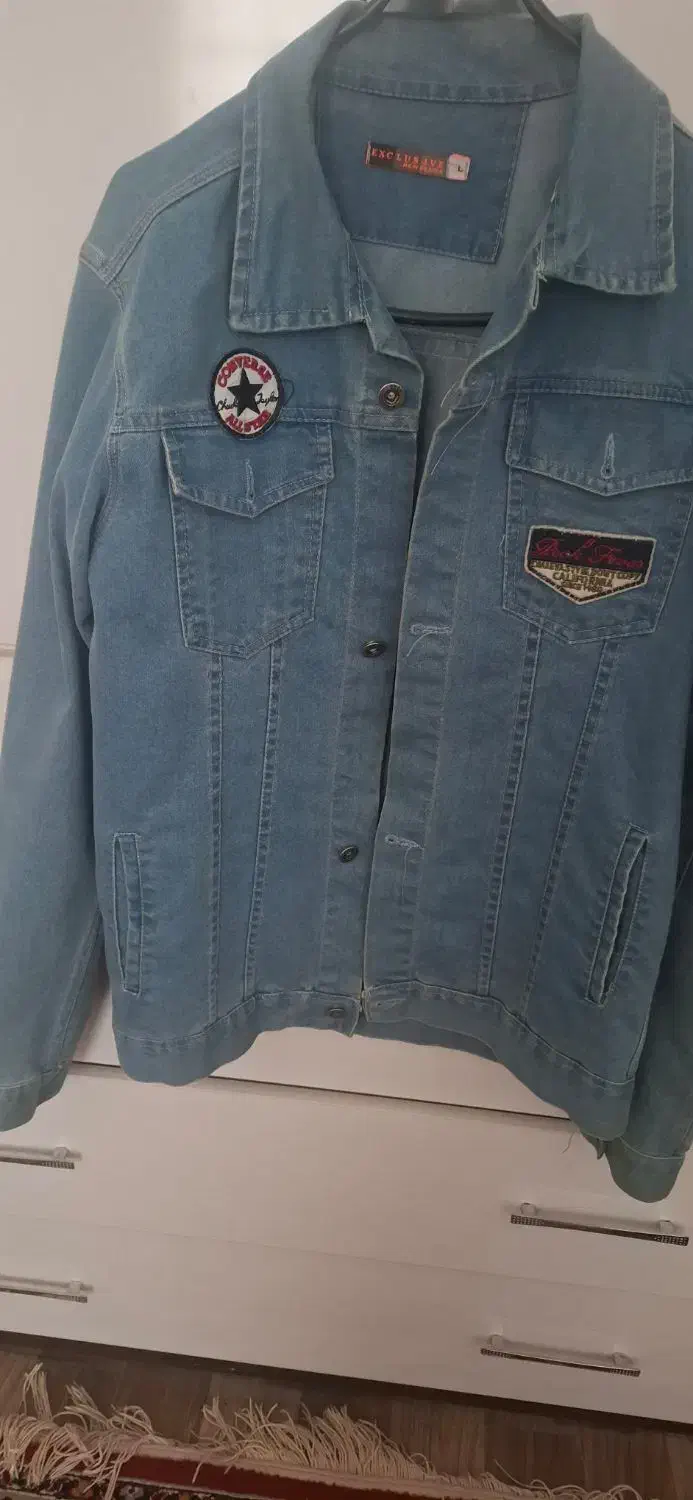 کت لی رنگ آبی|لباس|بیجار, |دیوار