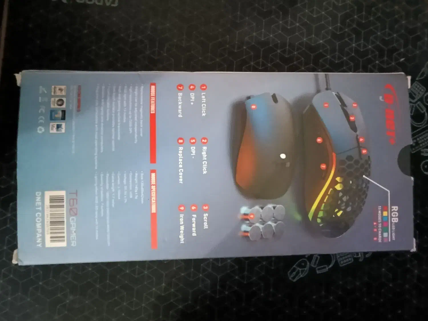 موس گیمنگ حرف ای در حدنو|قطعات و لوازم جانبی رایانه|کرمانشاه, |دیوار