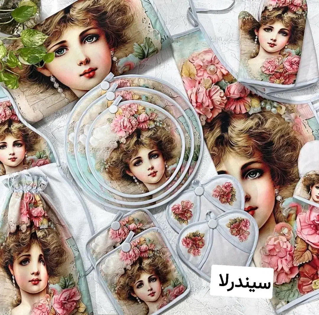 فروش سرویس آشپزخانه|سفره، حوله، دستمال آشپزخانه|لنجان, |دیوار