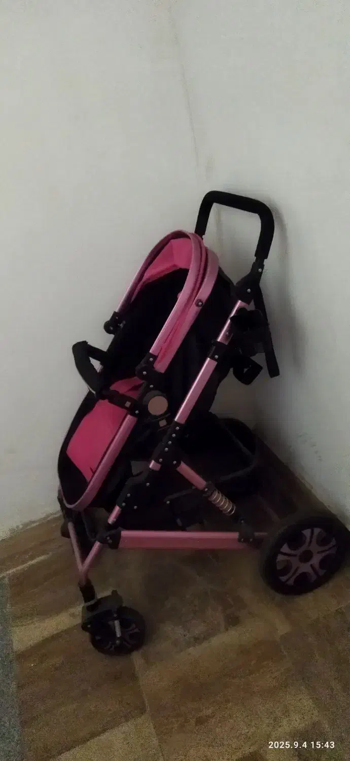 کالسکه دخترونه در حد نو تر تمیز|کالسکه و لوازم جانبی|آمل, |دیوار