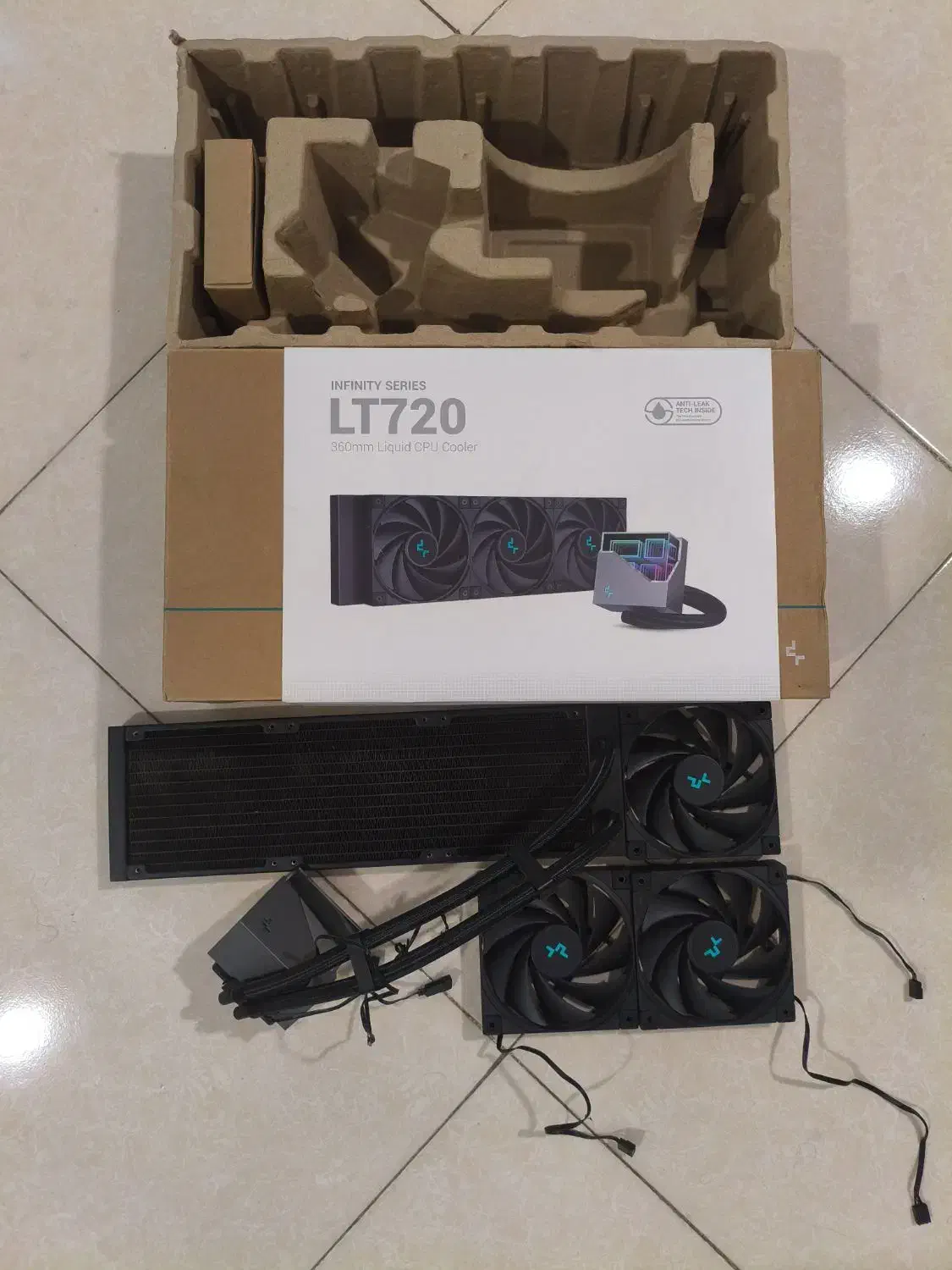 فروش خنک کننده CPU DEEPCOOL LT720 در حد نو|قطعات و لوازم جانبی رایانه|تهران, زرکش|دیوار