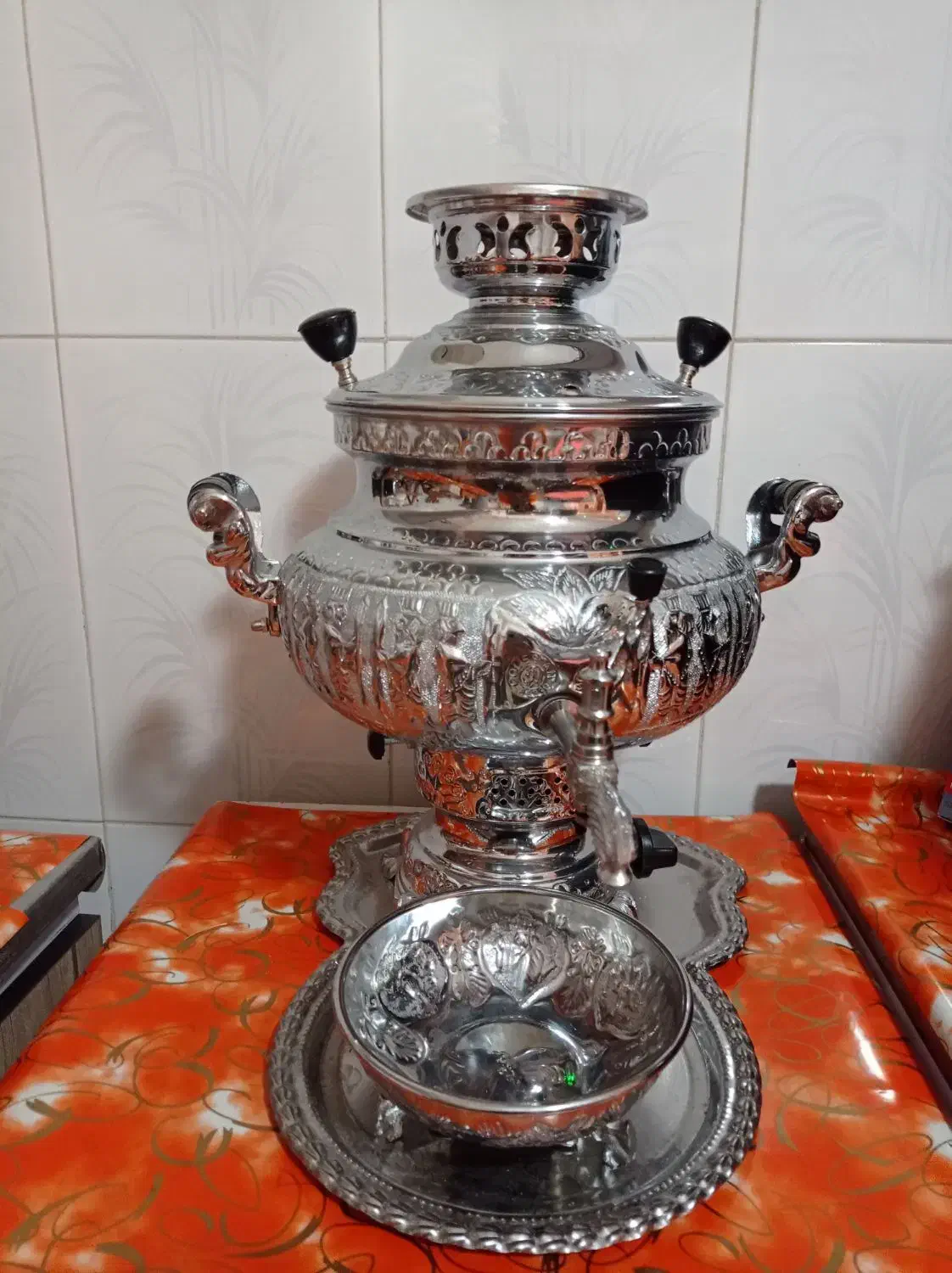 سماور 8لیتری گلستان نو|سماور، چای‌ساز، قهوه‌ساز|بروجرد, |دیوار