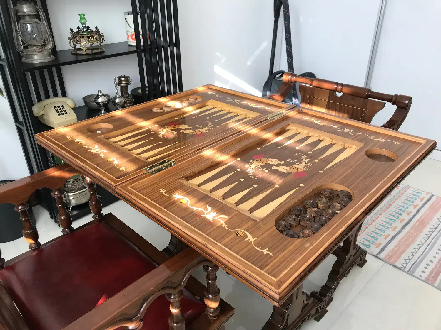 میز تخته و شطرنج سلطنتی|کلکسیون و سرگرمی|اراک, |دیوار