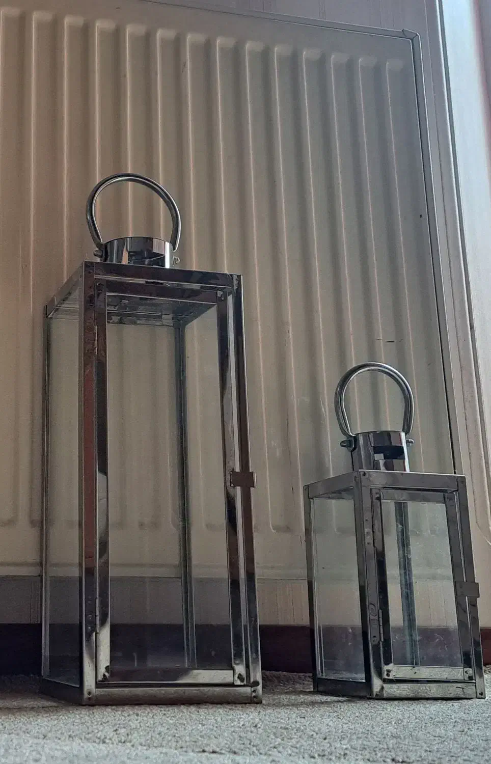 دو عدد فانوس تزئینی کاملا سالم و دارای کارتن|صنایع دستی و سایر لوازم تزئینی|تهران, مجیدیه|دیوار