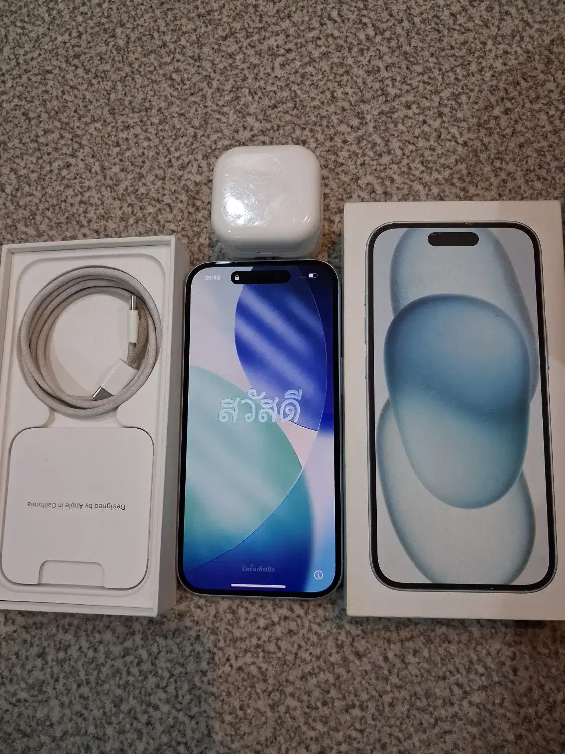 آیفون 15نرمال رنگ آبی یخی|موبایل|تهران, امیریه|دیوار