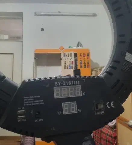 رینگ لایت سایز بزرگ نو|دوربین عکاسی و فیلم‌برداری|خمینی‌شهر, |دیوار