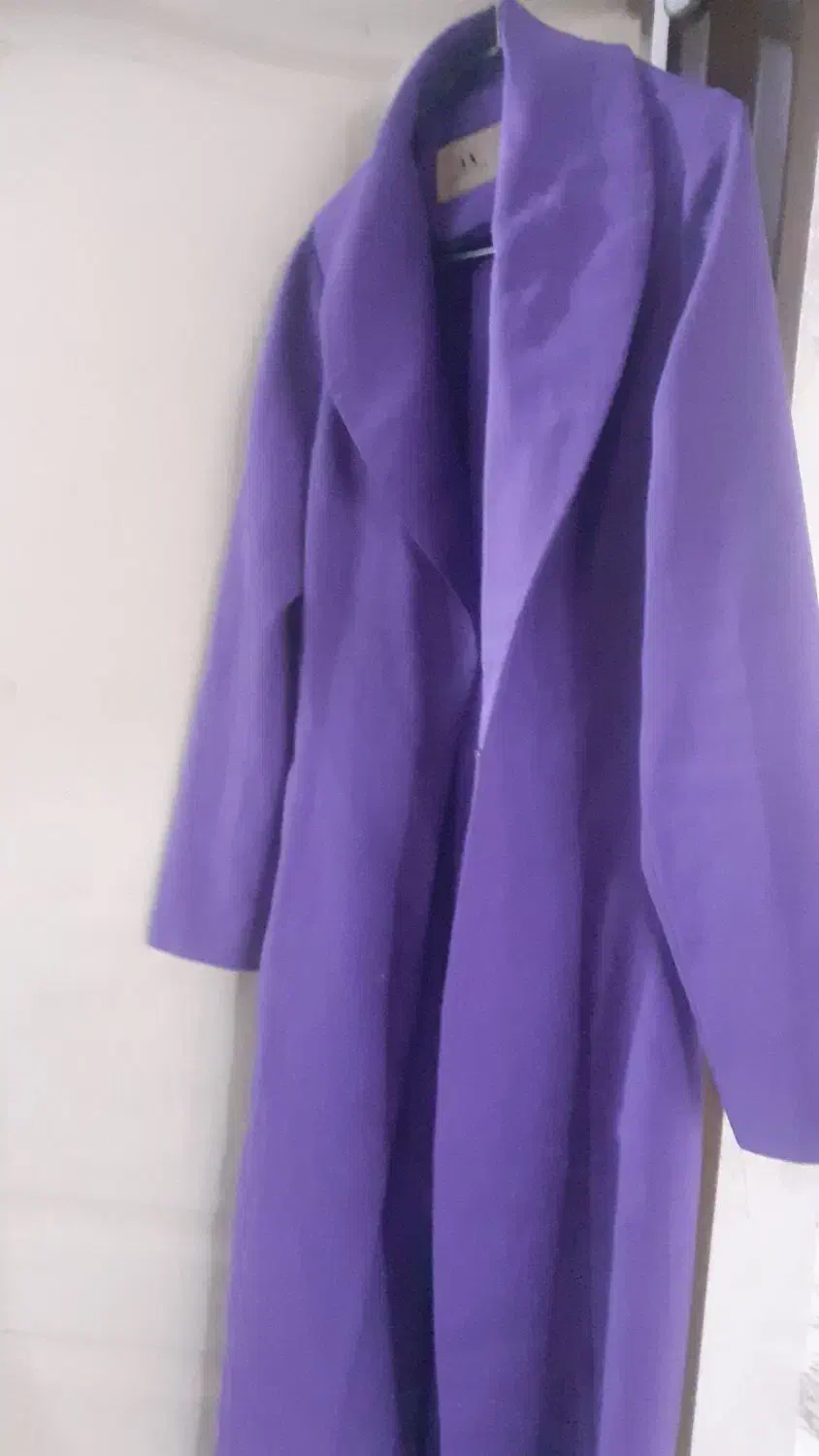 مانتو پاییزه بنفش بلند کت مجلسی سفید سایز|لباس|پیشوا, |دیوار