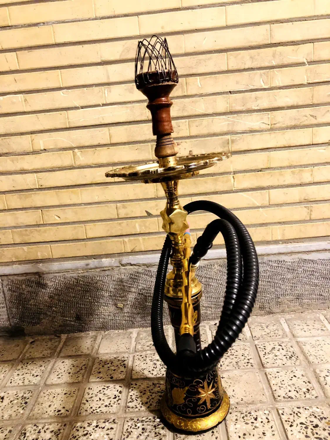 قلیان برنجی باطعم دوسیب|کلکسیون و سرگرمی|شهرکرد, |دیوار