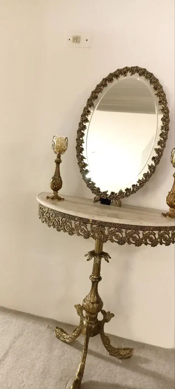 آیینه و شمعدان عروس|آینه|مشهد, موسوی قوچانی|دیوار