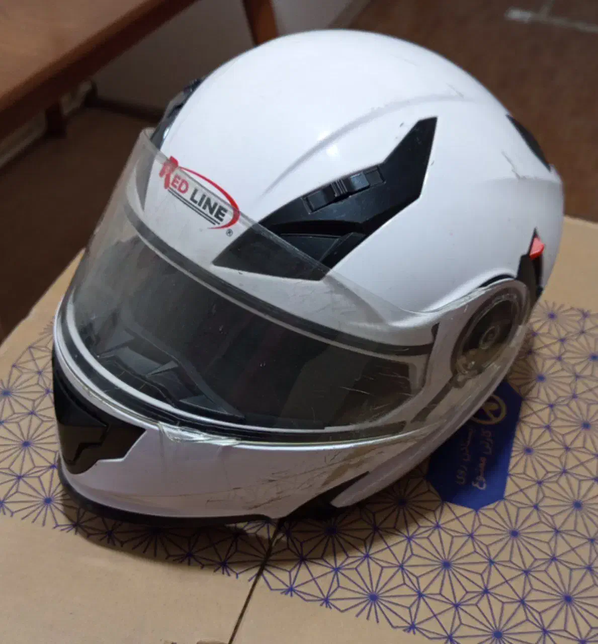 کلاه کاسکت رد لاین|قطعات یدکی و لوازم جانبی|تهران, مینای شمالی (مخبر)|دیوار