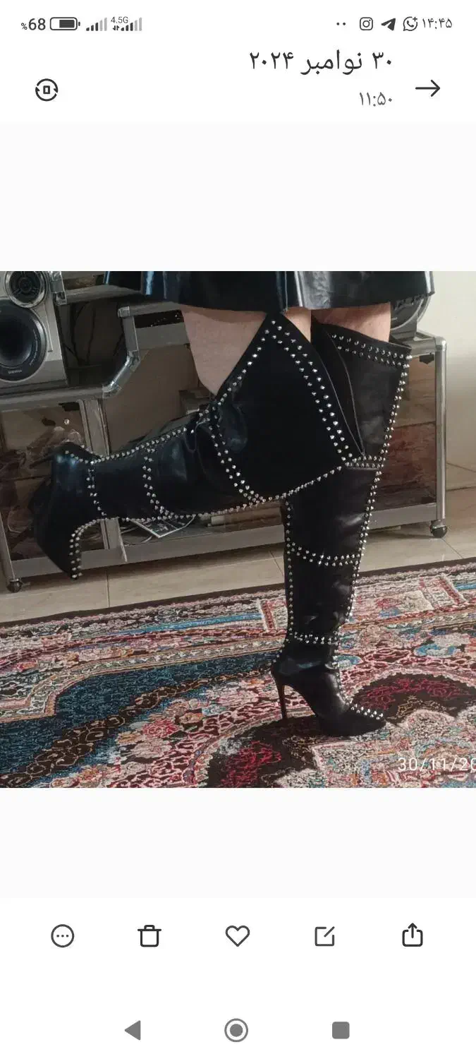 چکمه فانتزی ایتالیایی|کیف، کفش، کمربند|کرج, باغستان|دیوار