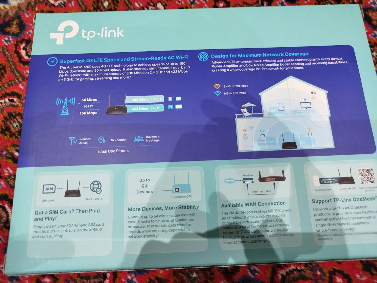 وای فای سیار Tp-link|مودم و تجهیزات شبکه|میانه, |دیوار