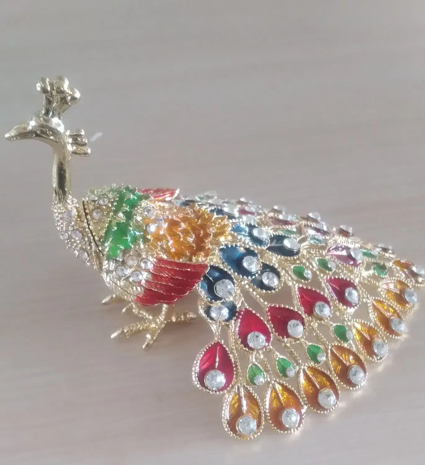 مجسمه وجا جواهری طاووس|کلکسیون اشیاء عتیقه|طرقبه, |دیوار