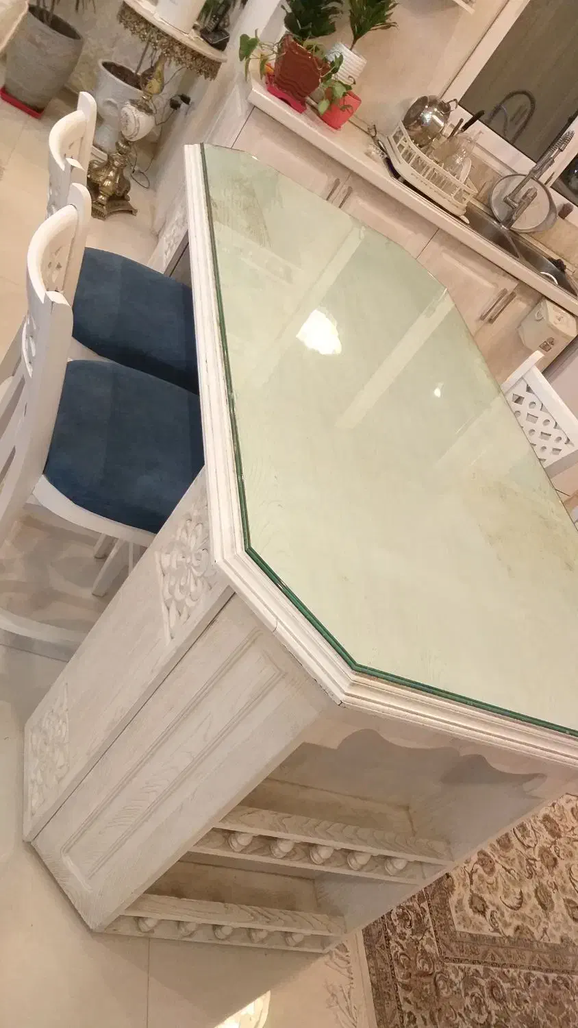 میز جزیره چوبی زیبای آشپزخانه و صندلی اپن|میز و صندلی غذاخوری|مشهد, رضاشهر|دیوار