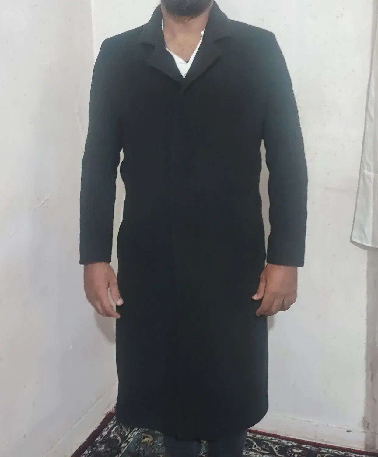 پالتو مردانه مشکی بلند قد ۱۵۰|لباس|شیراز, دینکان|دیوار