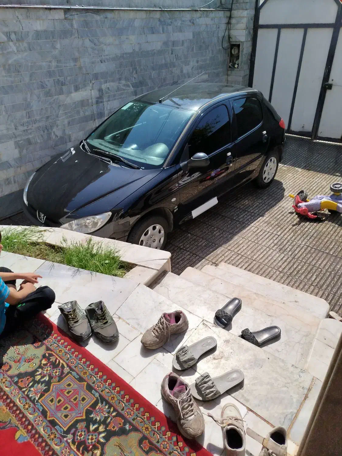 *پژو 206 تیپ 3کارمندی بیرنگ شاسی پلمپ،در بهشهر *|خودرو سواری و وانت|گرگان, |دیوار