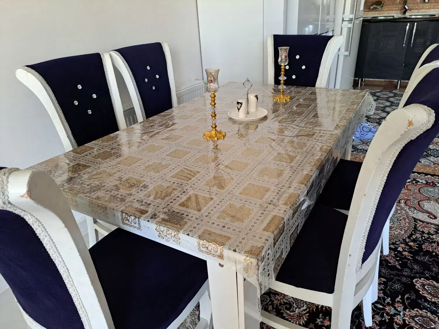 میز نهار خوری|میز و صندلی غذاخوری|ایلام, |دیوار