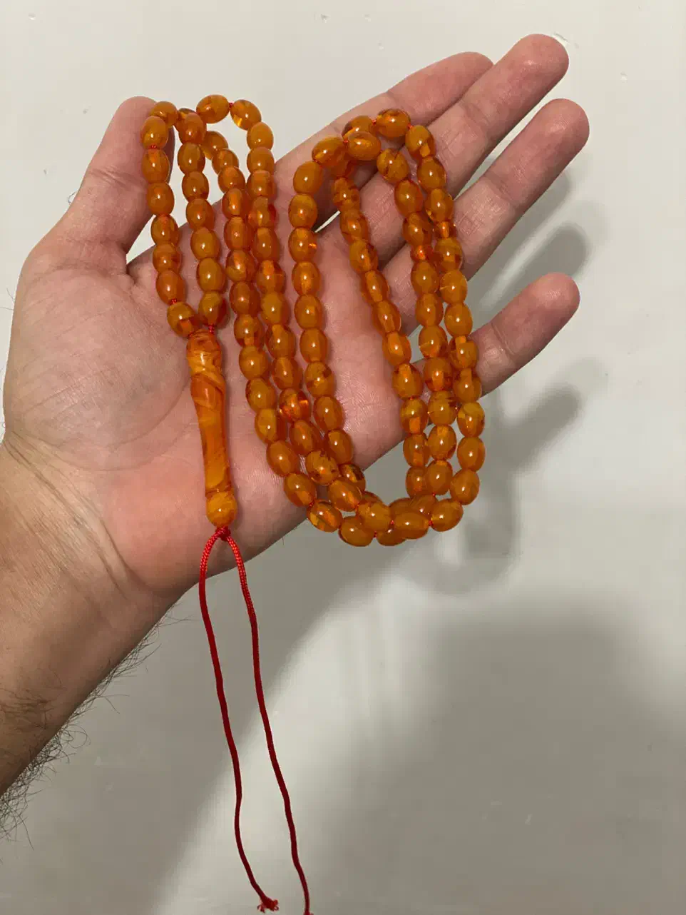 تسبیح کهربا رگه دار 101 عددی کلکسیونی|زیورآلات و اکسسوری|مهاباد (آذربایجان غربی), |دیوار