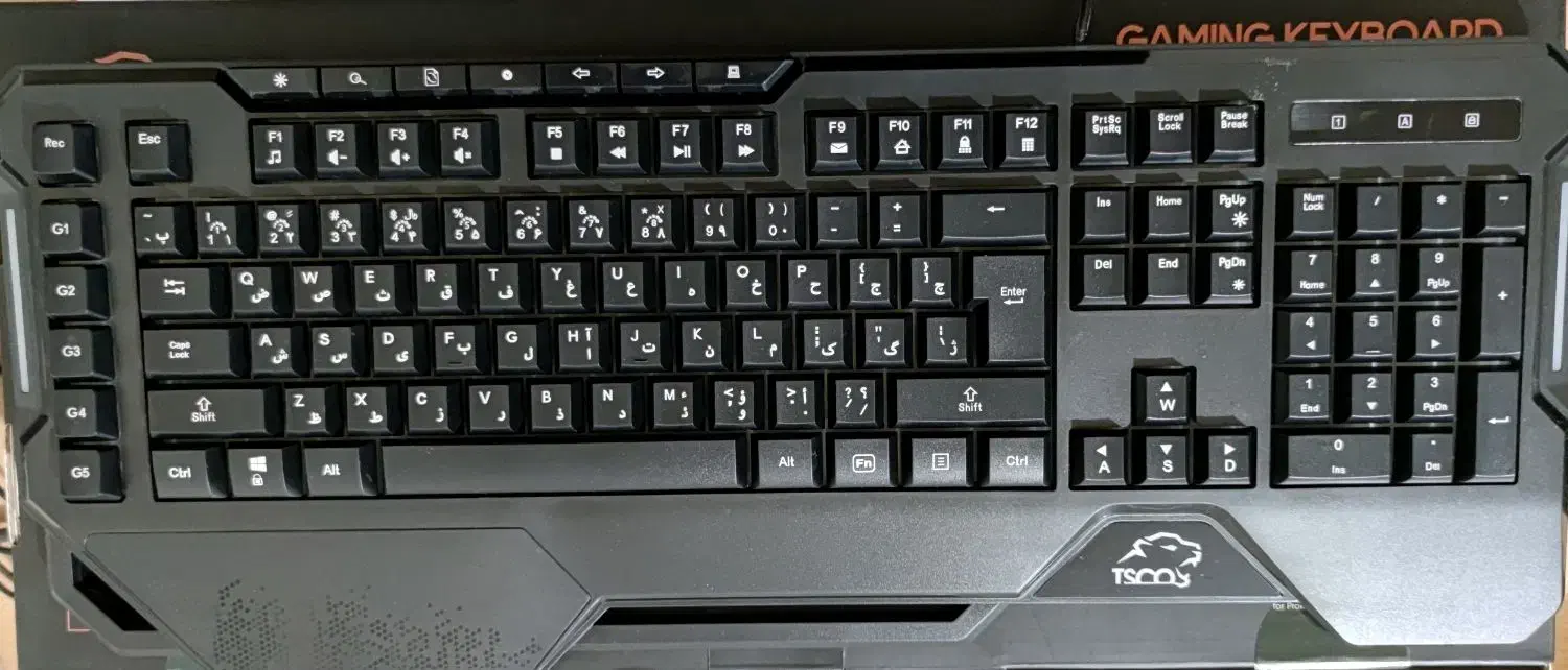 کیبورد گیمینگ GK 8126 TSCO|قطعات و لوازم جانبی رایانه|مشهد, آیت الله کاشانی|دیوار