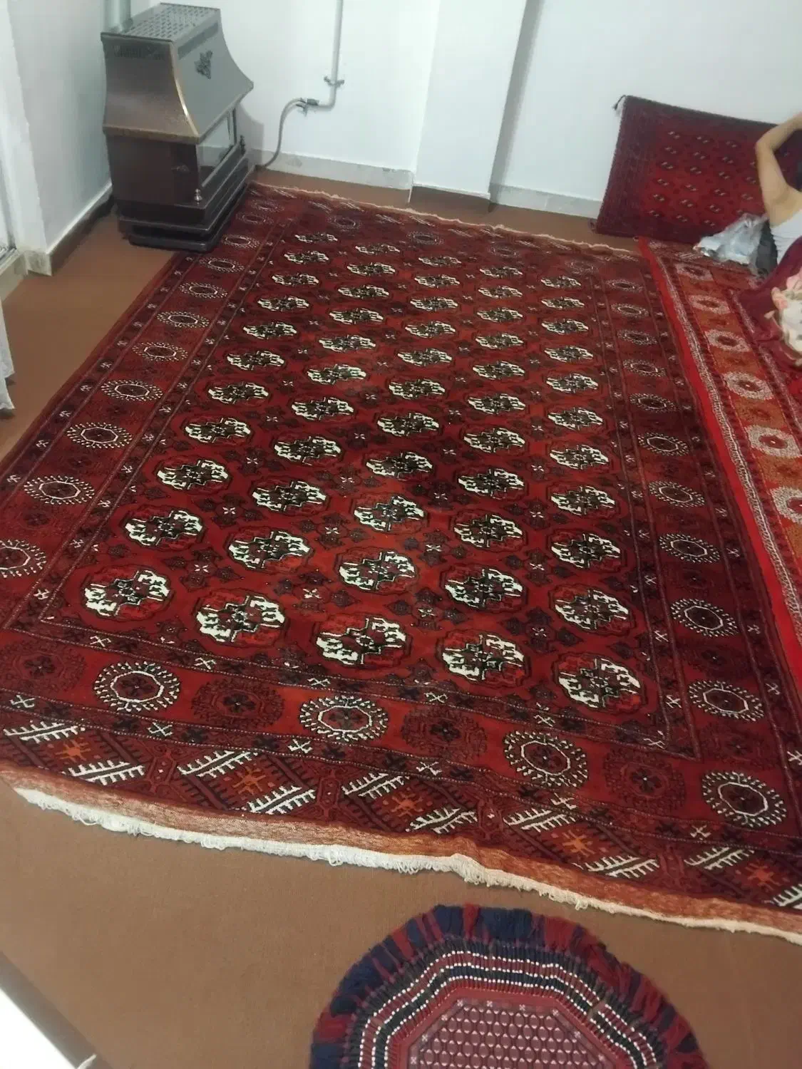 فرش ترکمن|فرش|آق قلا, |دیوار