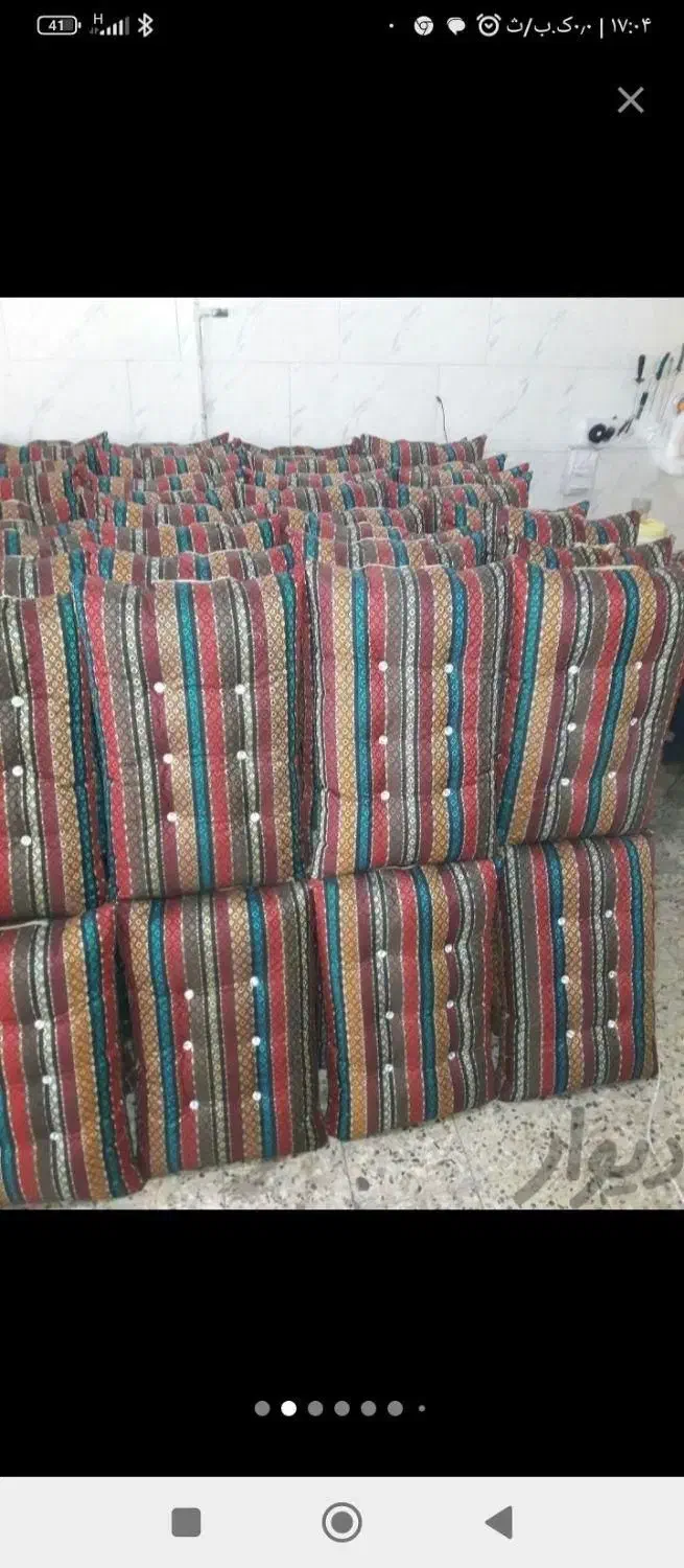 چهار کوشه پشتی مخصوص رستوران وتخت سنتی|پشتی|شهریار, شهرک وائین|دیوار