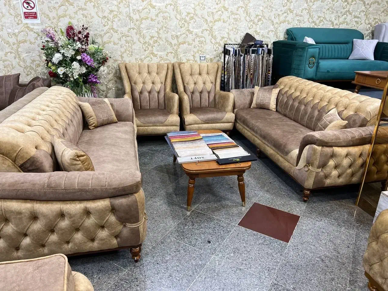 مبل چستر دنیز 8 نفره شعبانیه 1 مبلمان خوش نشین|مبلمان خانگی و میز عسلی|بیرجند, |دیوار