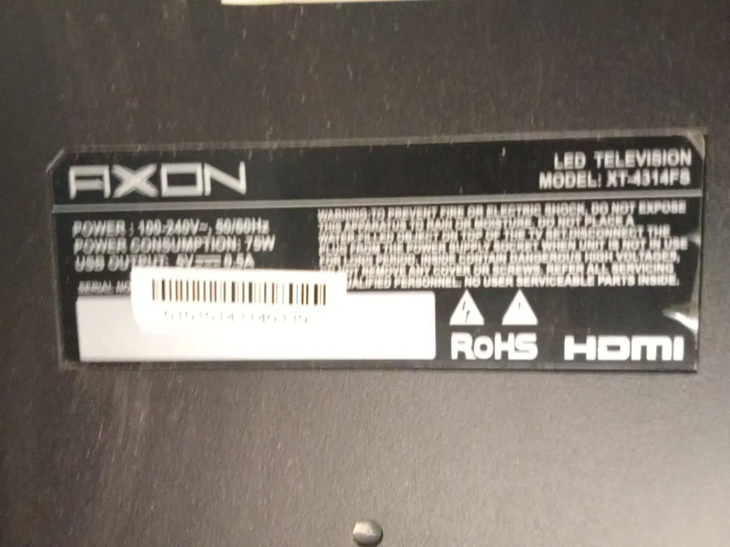 تلویزیون Axon|تلویزیون و پروژکتور|کرج, شهرک آسمان|دیوار