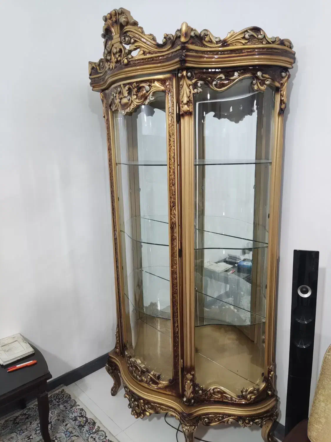 بوفه چوبی|بوفه، ویترین، کنسول|اصفهان, درب کوشک|دیوار