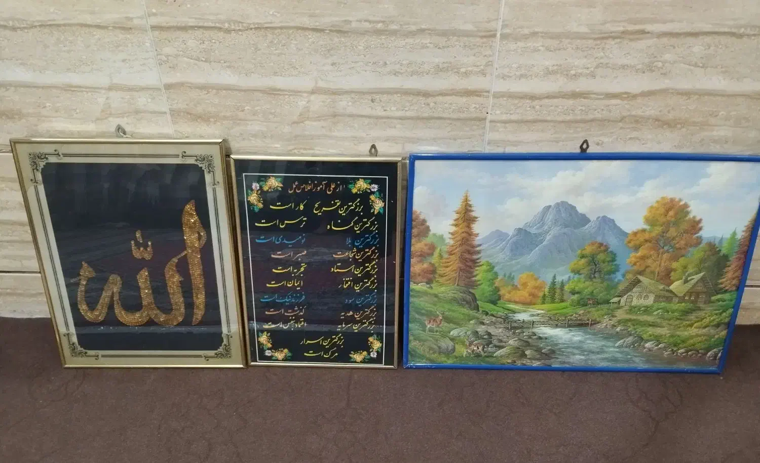 7 عدد تابلو برای فروش قیمت|تابلو، نقاشی، عکس|اهواز, کوی بشارت|دیوار